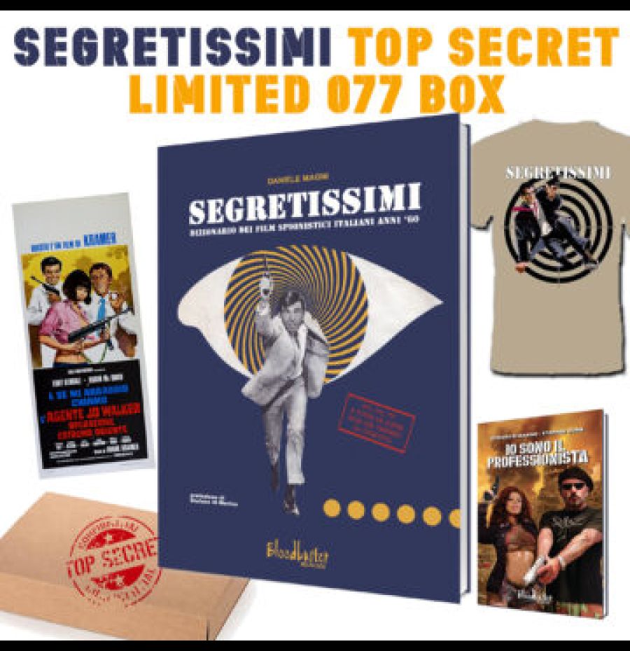 Top secret LIMITED 077 box Segretissimi dizionario dei film spionistici italiani anni 60