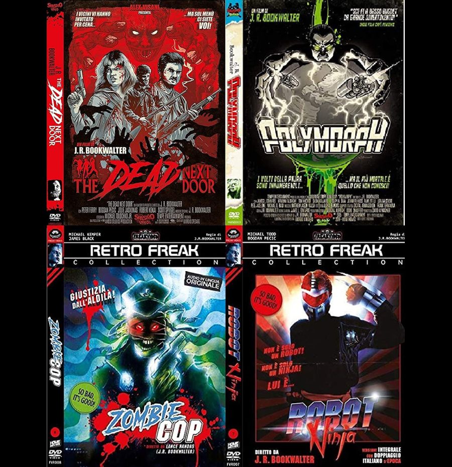 J. R. Bookwalter Pack: The dead next door + Polymorph + Zombie Cop + Robot Ninja (4 DVD)