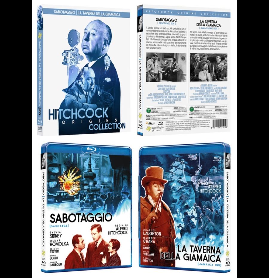 Hitchcock Origins Collection Vol. 3 - Sabotaggio + La taverna della Giamaica