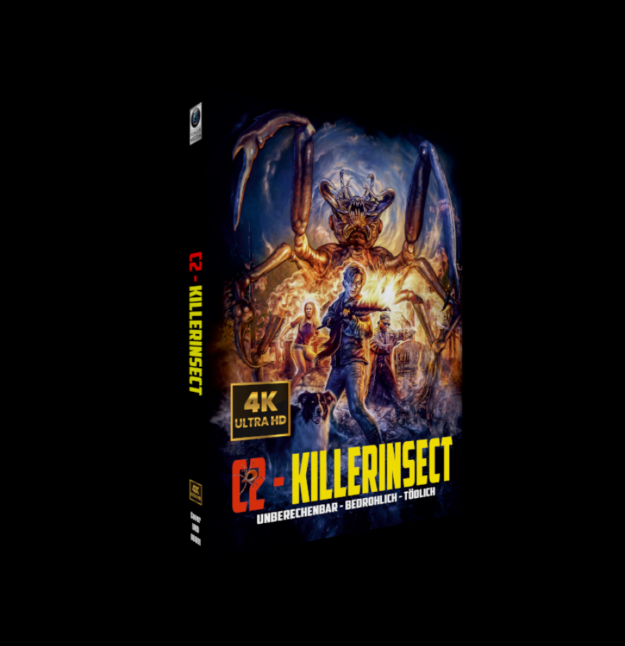 C2 - Killerinsekt (Ticks) Mediabook 333cp (4K UHD + Blu-ray + DVD)