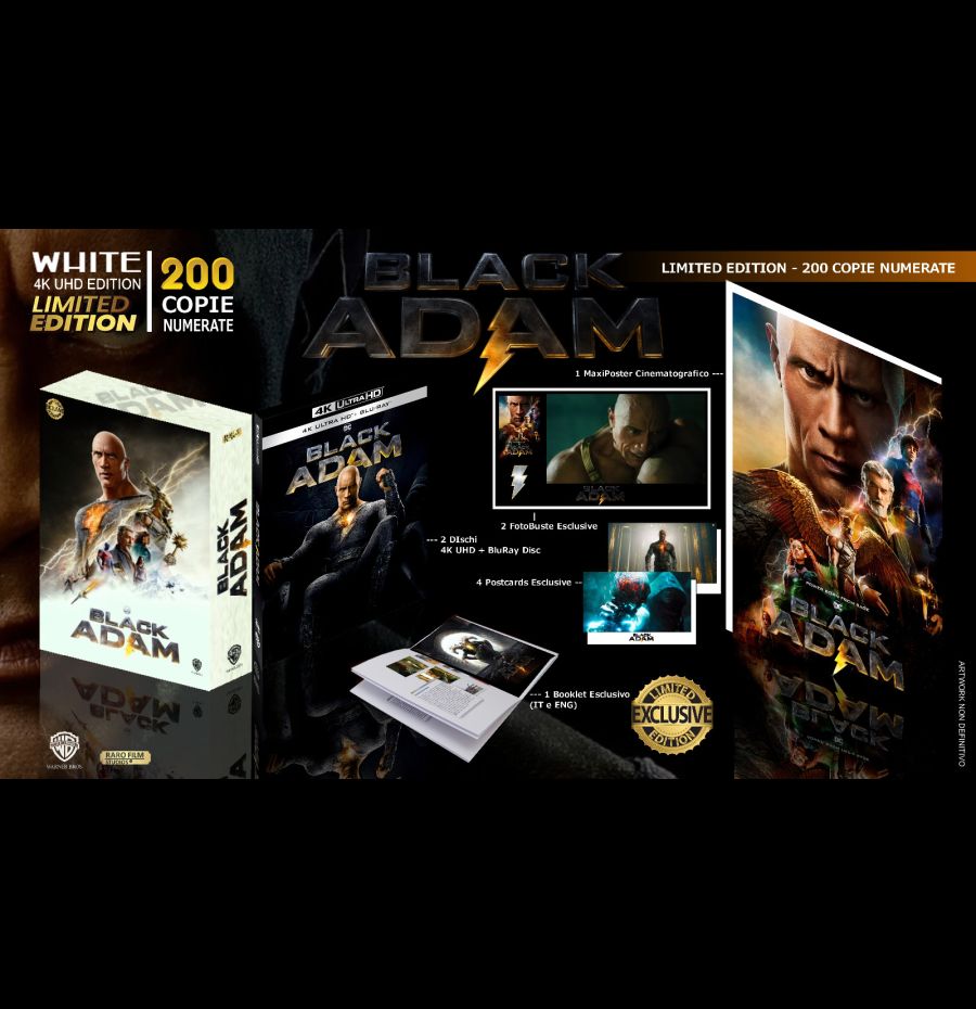 Black Adam - White Ed. 4K UHD - 200cp numerate