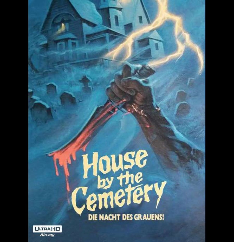 Das Haus an der Friedhofsmauer (Quella villa accanto al cimitero) Mediabook Cover D (4K UHD + Blu-ray + CD)