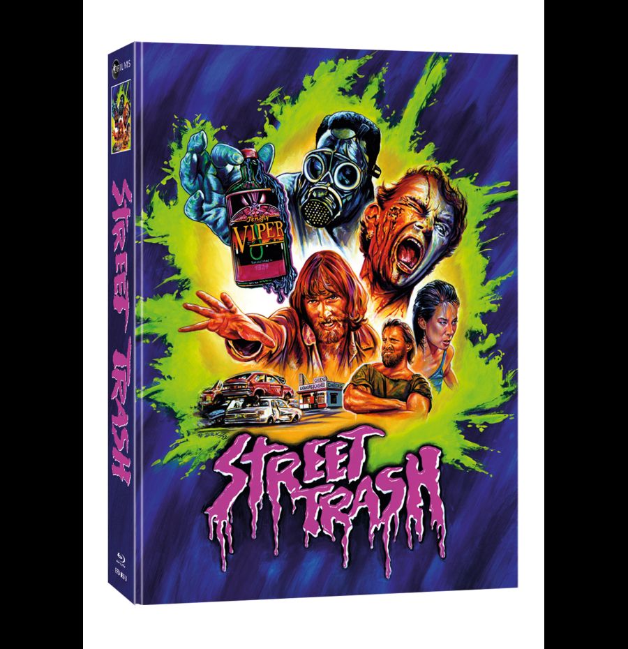 Street Trash (Horror in Bowery Street) Mediabook Wattiert 666cp