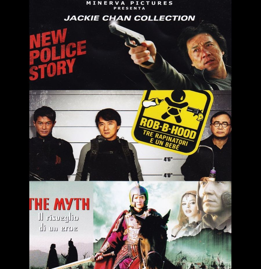 Jackie Chan Collection (Box 3 Dvd) - New police story, Rob-b-hood, The myth