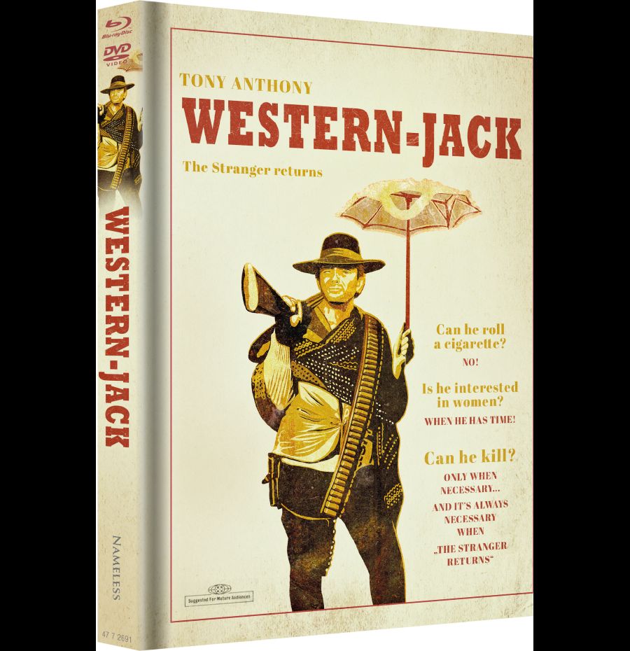 Western Jack (Un Uomo, un cavallo, una pistola) UNCUT Mediabook 333cp - Cover B