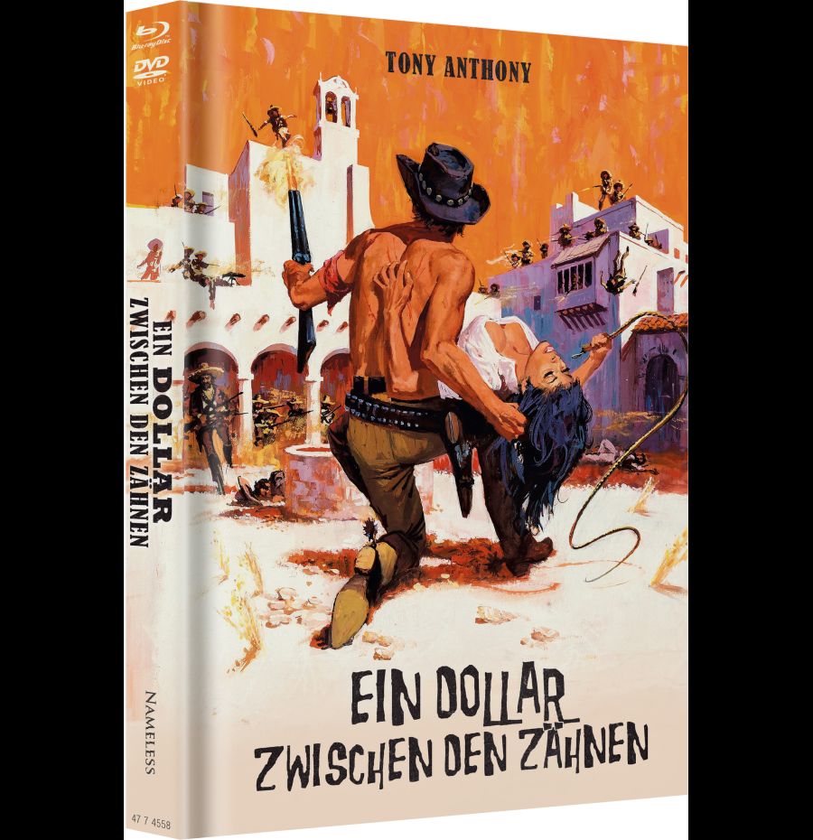 Ein Dollar zwischen den Zähnen (Un Dollaro tra i denti) UNCUT Mediabook 333cp - Cover A