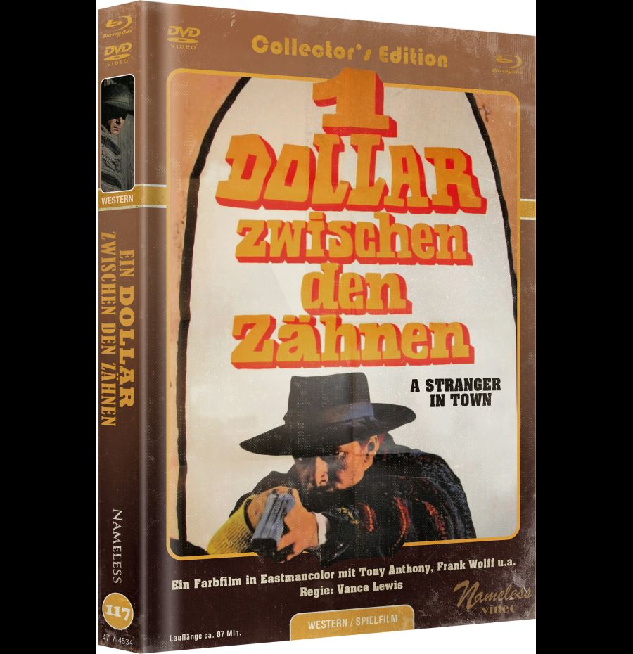 Ein Dollar zwischen den Zähnen (Un Dollaro tra i denti) UNCUT Mediabook 333cp - Cover C