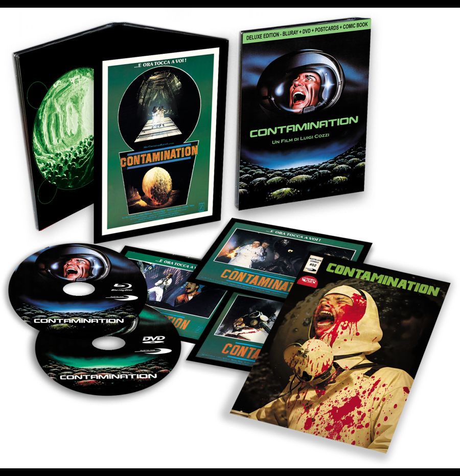 Contamination (Blu-Ray+Dvd+Fumetto Originale+Postcard)