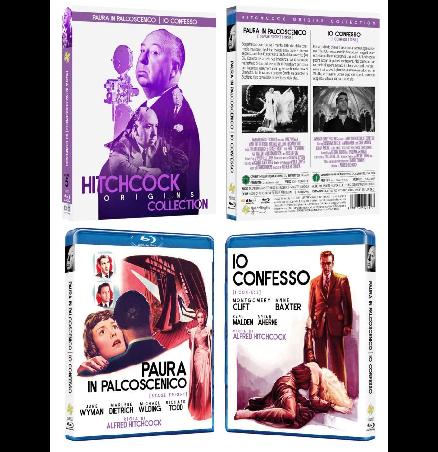 Hitchcock Origins Collection Vol. 5 - Paura in palcoscenico + Io confesso