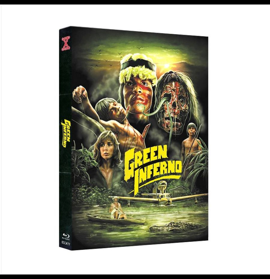 Green inferno (Natura contro/Paradiso infernale aka Cannibal holocaust 2) Mediabook 222cp - Cover B