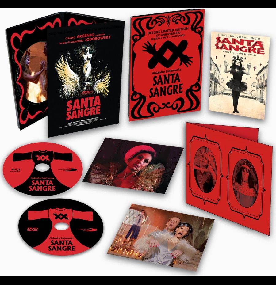 Santa Sangre - 35Th Anniversary - Limited Edition (Blu-Ray Disc + DVD + Postcards + Gatefold Insert)