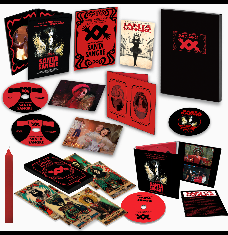 Santa Sangre - 35Th Anniversary - Limited Edition (TAROT BOX – BLURAY + DVD +CD + GADGETS)