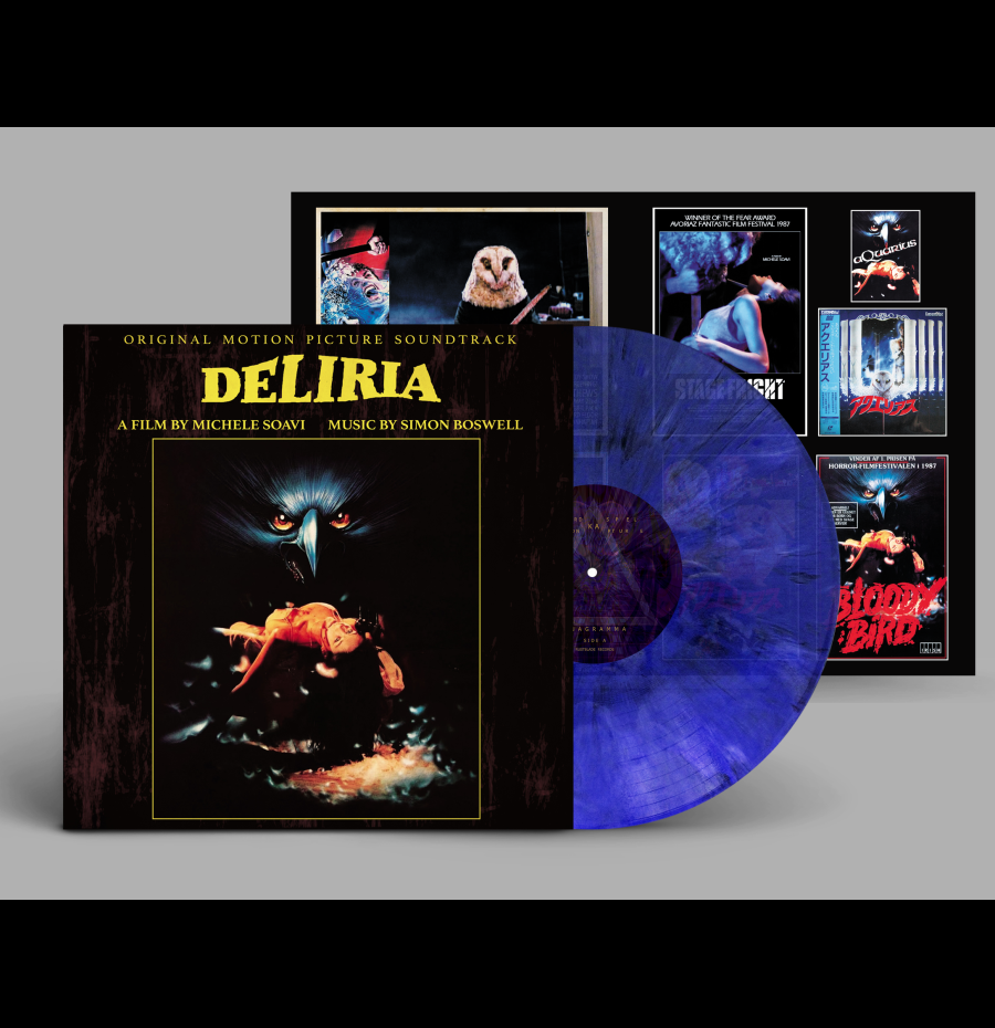 Deliria – Stage Fright – Soundtrack – Ultra Limited Blue Marble Vinyl + Insert