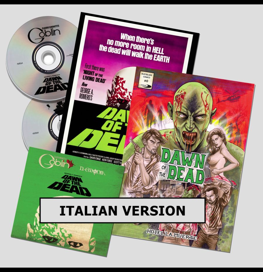 Dawn of the Dead Doppio CD + Fumetto (Italiano) + Poster