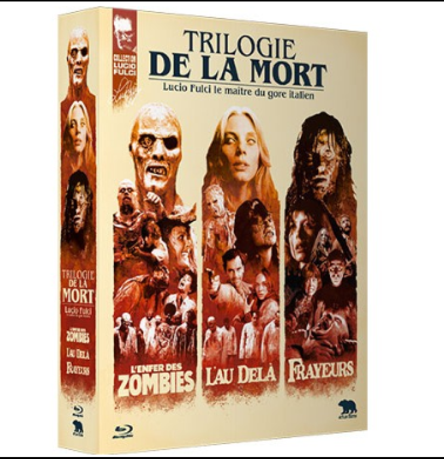 La trilogie de la mort (La trilogia della morte) Zombi 2, L'Aldilà, Paura nella città dei morti viventi