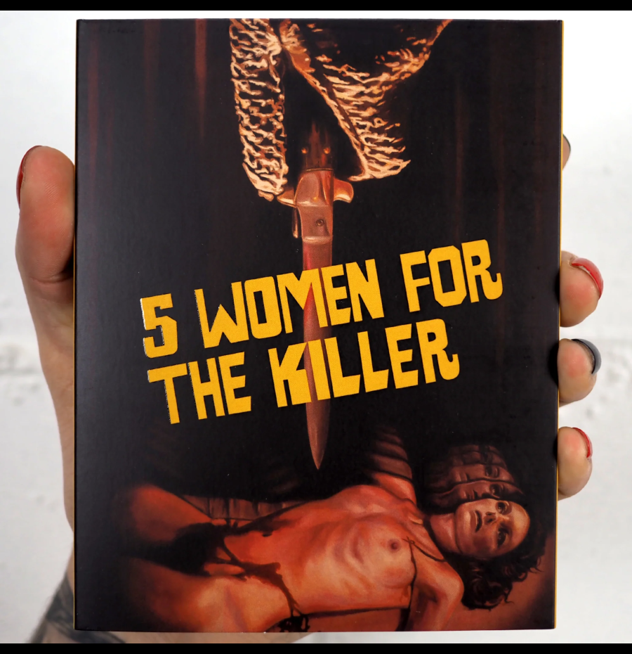 Five Women for the Killer (5 donne per l'assassino) Slipcover edition