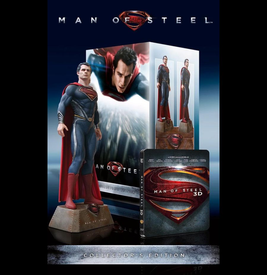 Man of Steel - Coffret Collector - DVD + Blu-ray + Blu-ray 3D + Copie Numérique + Statue collector [Edizione: Francia]