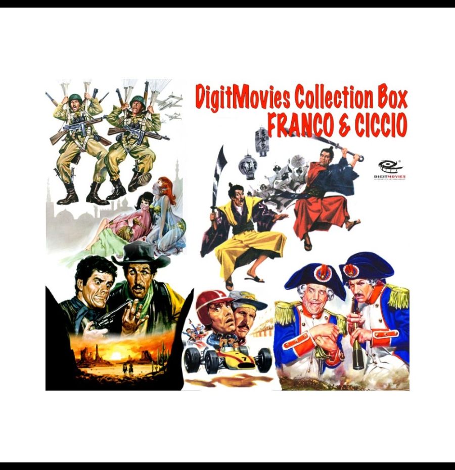 DIGITMOVIES COLLECTION BOX FRANCO & CICCIO - Box slipcase 5 CD