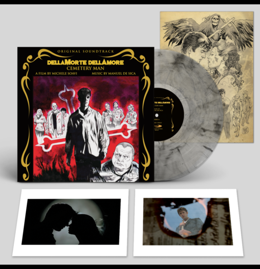 DellaMorte DellAmore (Cemetery Man) Soundtrack by Manuel De Sica – Deluxe Smoke Fog Vinyl + Insert  + Postcards – Limited 100 Copies