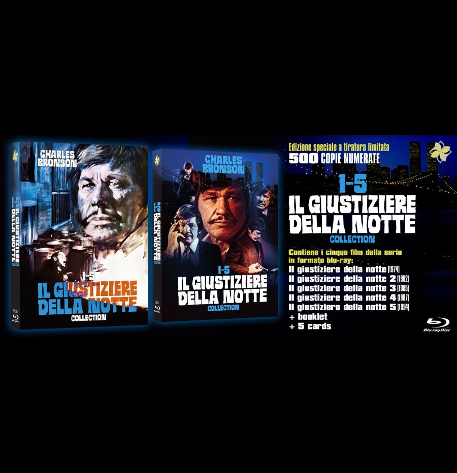 Il Giustiziere della notte - Box Limited (5 Blu-Ray Disc + Card + Booklet)