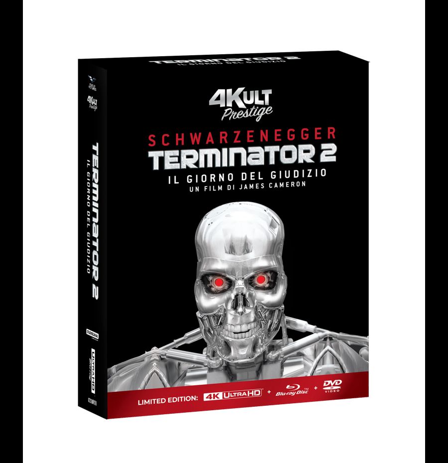 Terminator 2 - Il Giorno Del Giudizio - Prestige Edition  4K Ultra HD + 3 Blu-Ray + Dvd + Card