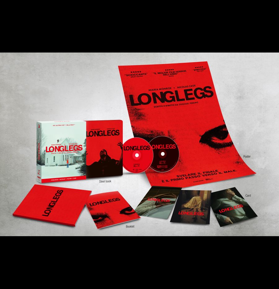 Longlegs  - Ultra Limited Edition Steelboook + Gadget  4K Ultra HD + Blu-Ray + Card