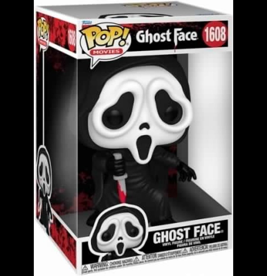 Scream: Funko Pop! Jumbo - Movies - Ghostface (Vinyl Figure 1608)