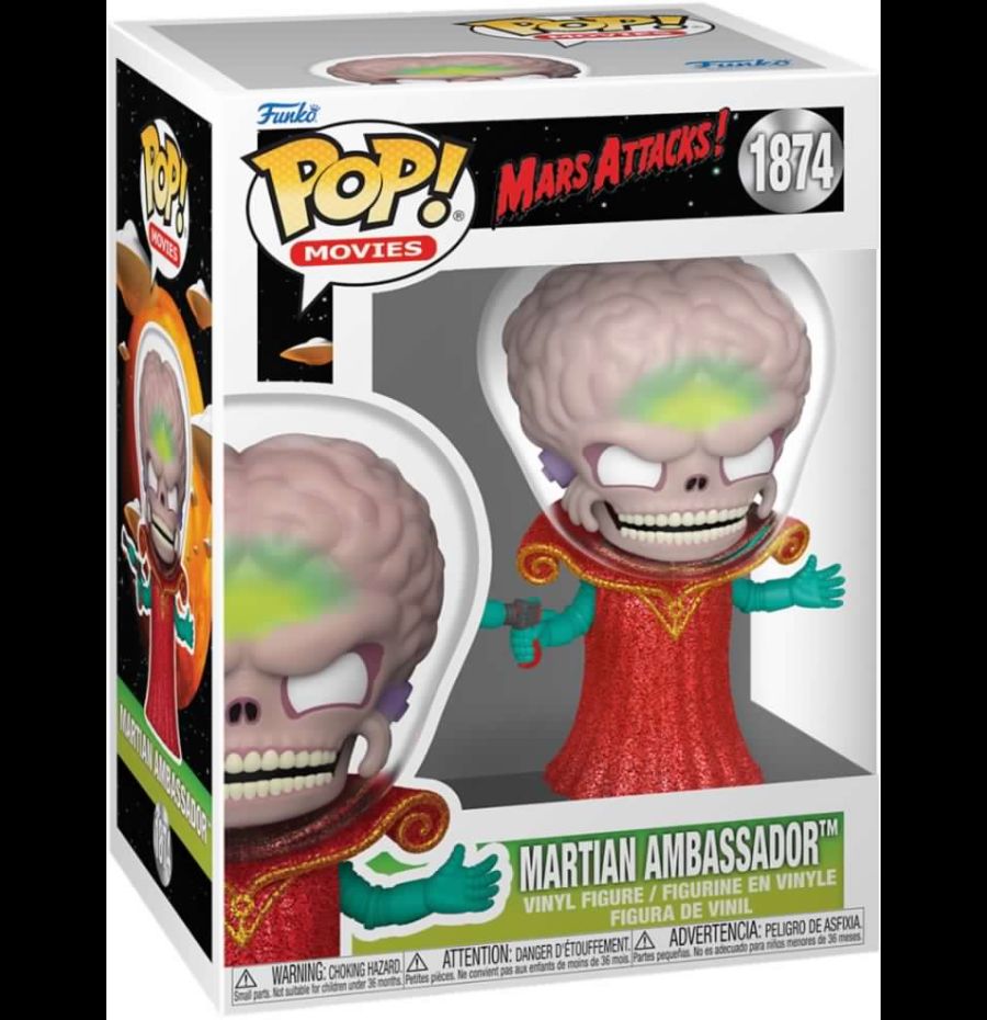 Mars Attacks: Funko Pop! Movies - Alien Leader (Vinyl Figure 1874)