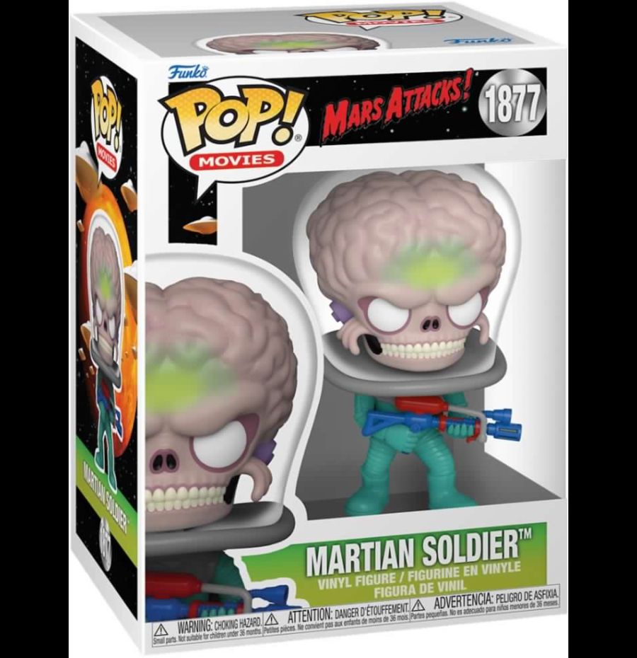 Mars Attacks: Funko Pop! Movies - Alien Soldier (Vinyl Figure 1877)