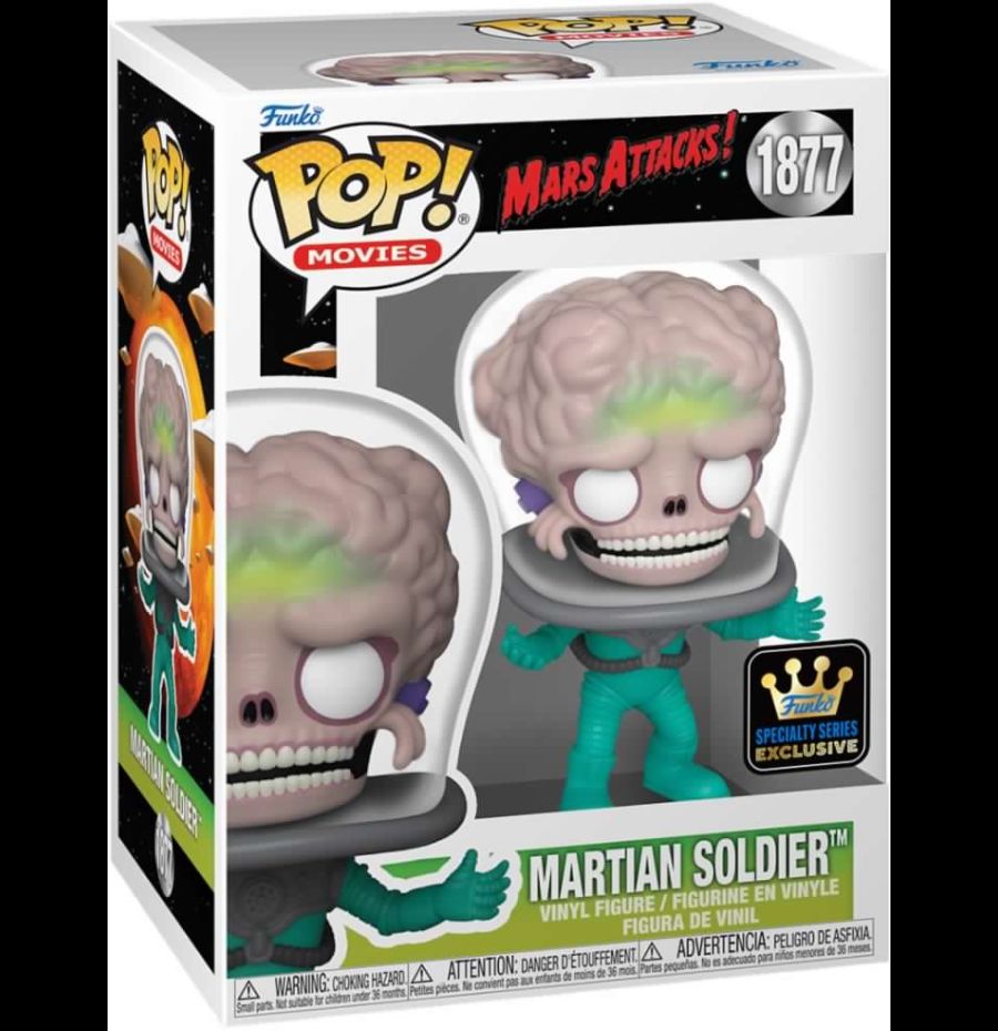 Mars Attacks: Funko Pop! Movies - Soldier (Vinyl Figure 1877)