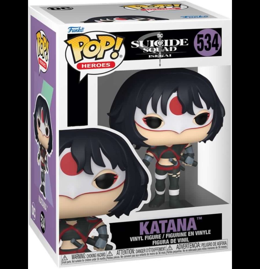 Dc Comics: Funko Pop! Movies - The Suicide Squad - Katana (Vinyl Figure 534)