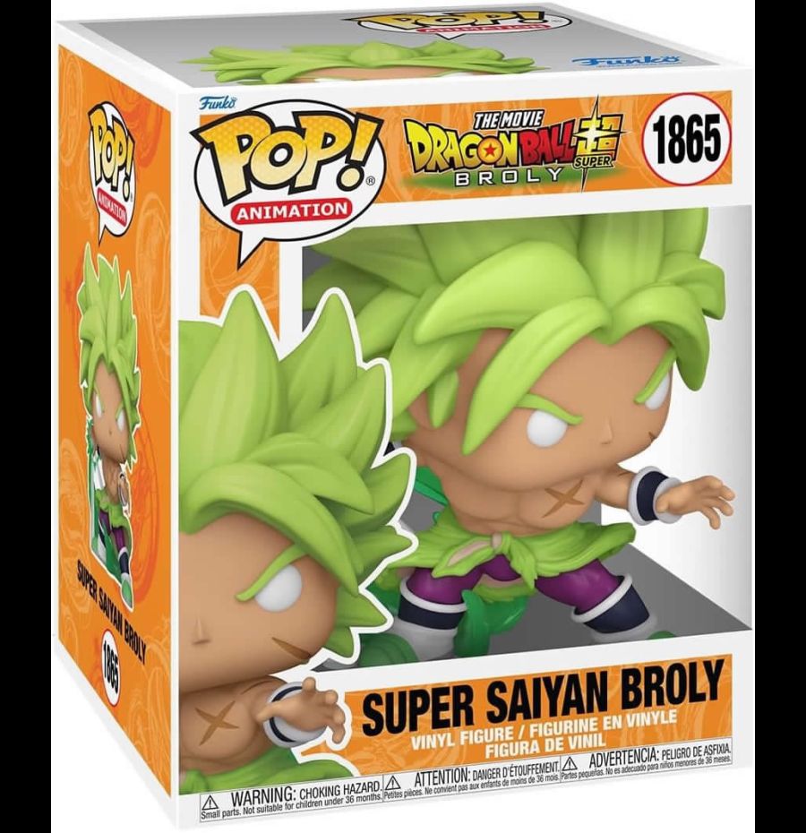 Dragon Ball: Funko Pop! Super - Super Saiyan Broly 6" (Vinyl Figure 1862)