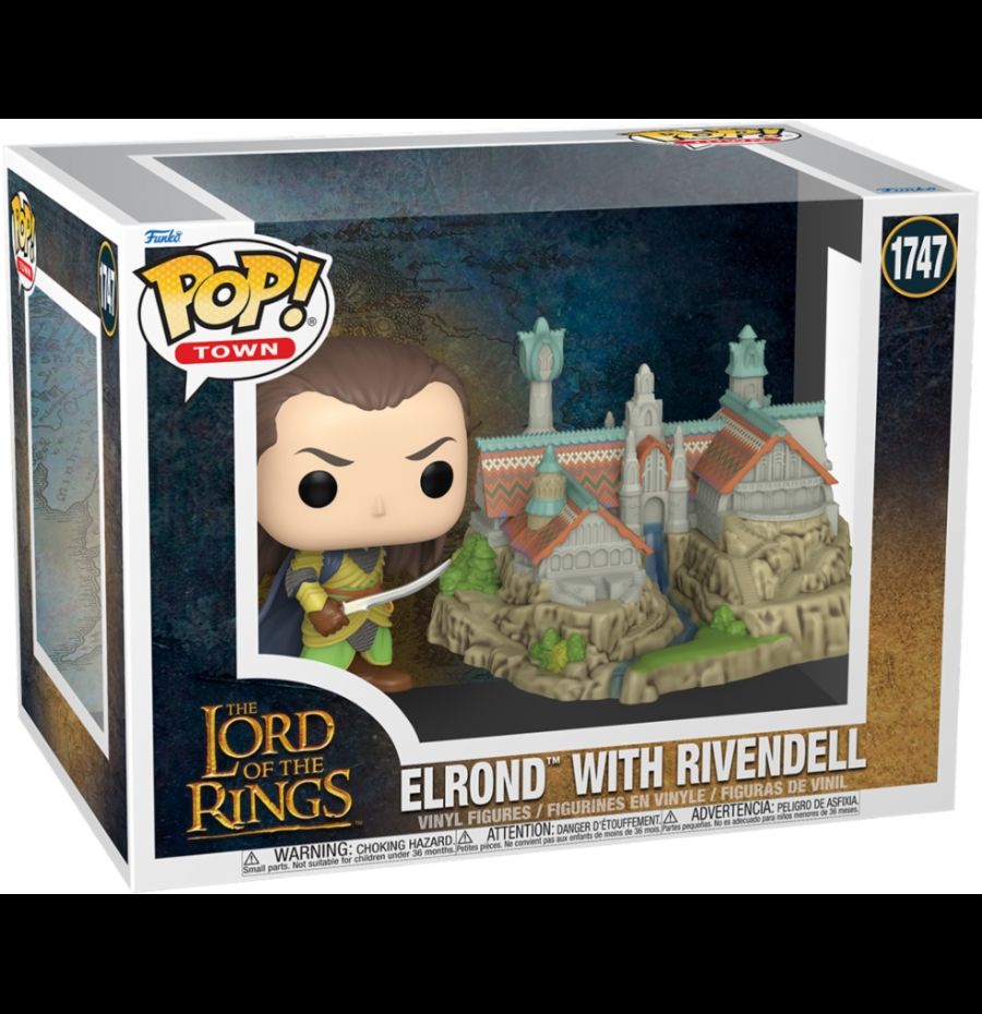 Lord Of The Rings (The): Funko Pop! Town - Elrond & Rivendell (Vinyl Figure 1747)