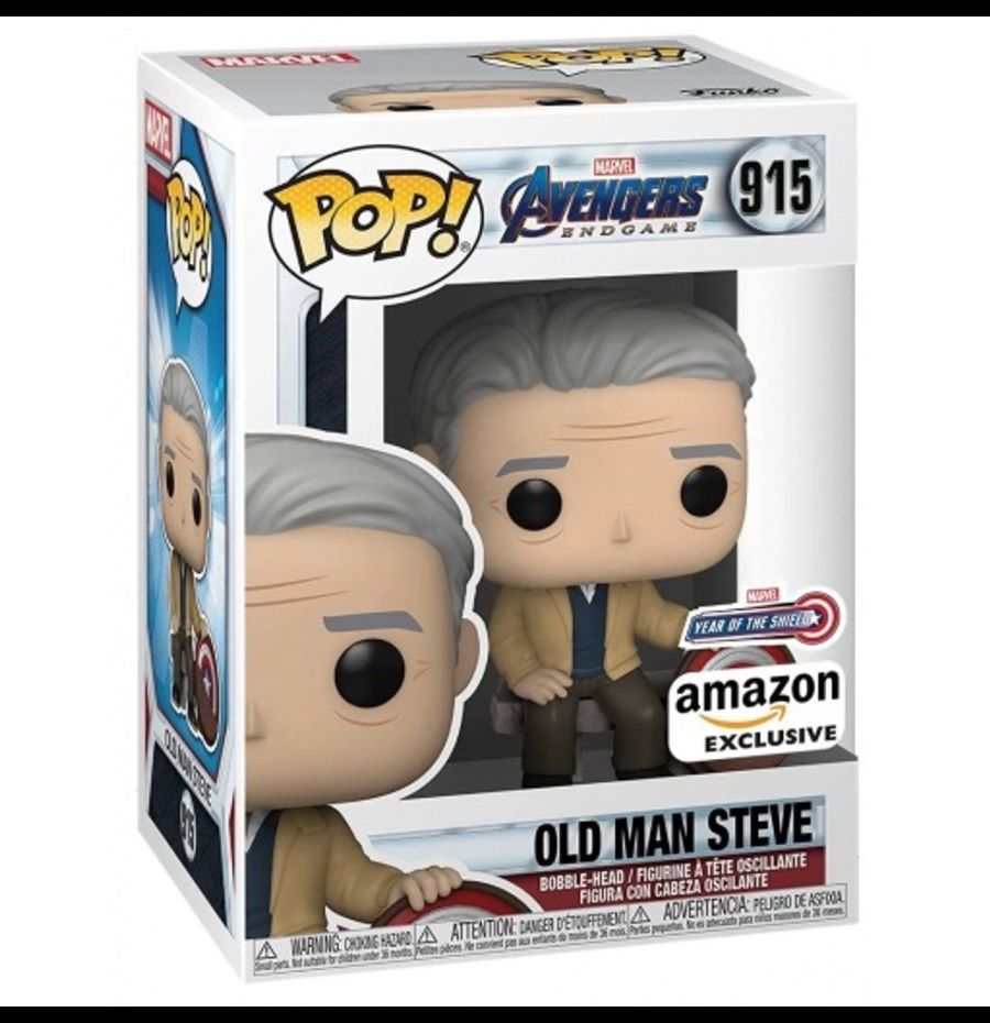 Marvel: Funko Pop! - Avengers: Endgame - Old Man Steve (Vinyl Figure 915)