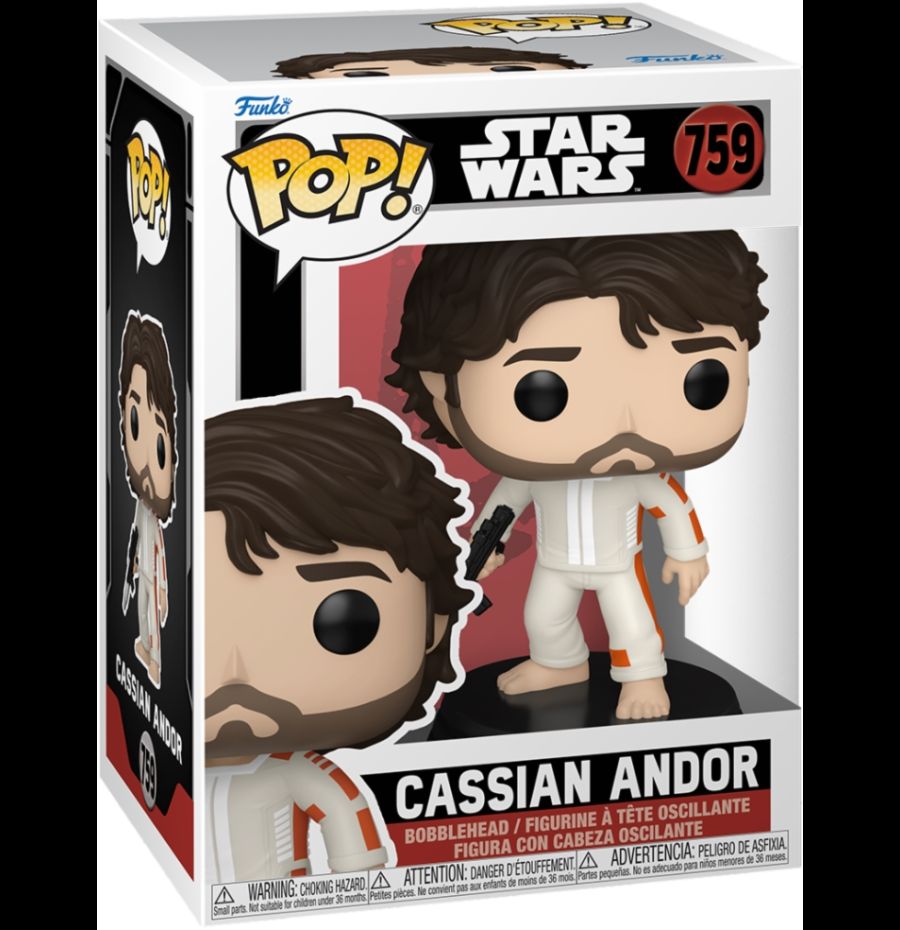 Star Wars: Funko Pop! - Andor S2 - Cassian Andor (Vinyl Figure 759)