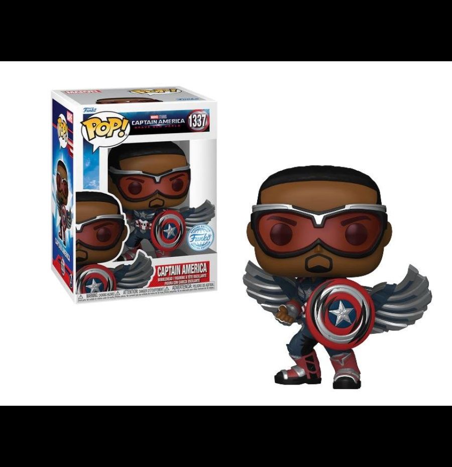 Marvel: Funko Pop! - Captain America - Brave New World 01 - Retro Comic Deco (Vinyl Figure 1337)