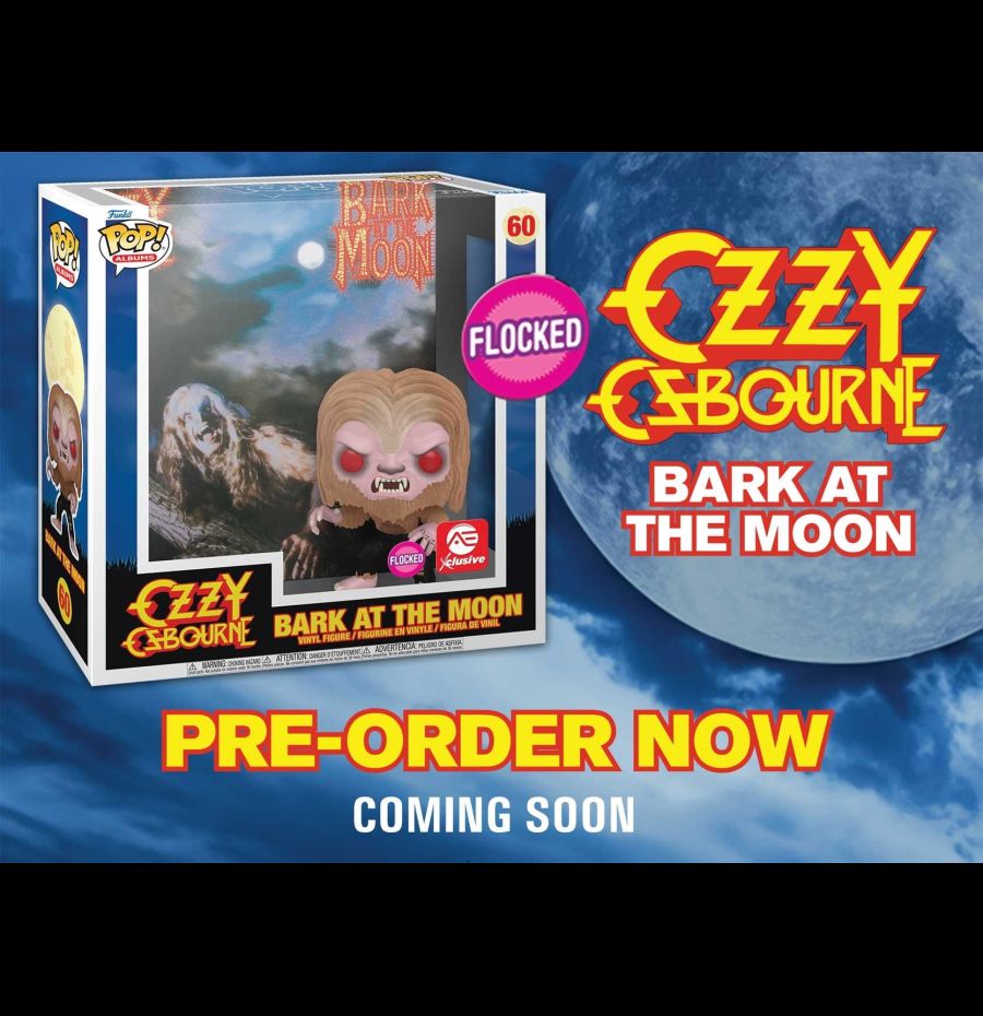 Ozzy Osbourne: Funko Pop! Albums - Bark At The Moon (Flocked) (Vinyl Figure 60)