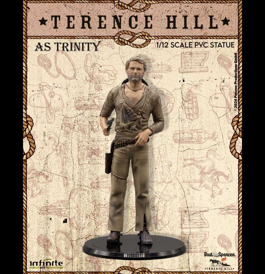 Terence Hill: Infinite Statue - As Trinity 1/12 Pvc Statuetta