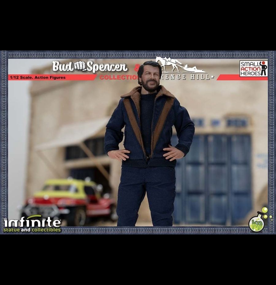 Bud Spencer: Infinite Statue - Bike Suit 1/12 Pvc Statuetta