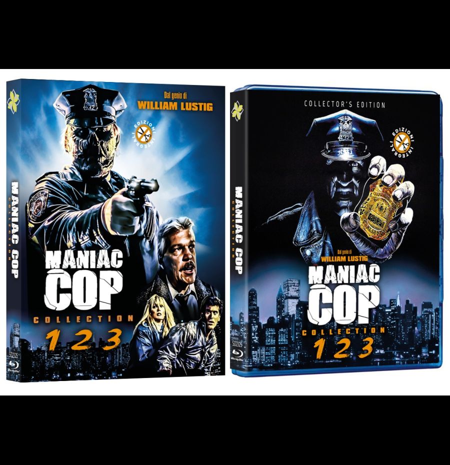 Maniac Cop Collection 1 2 3 - Edizione limitata numerata - 3 Blu-Ray Disc + 4 Card + Booklet