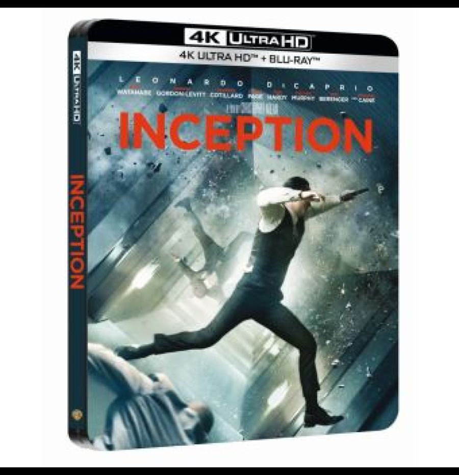 Inception - Steelbook + 4K Ultra HD + 2 Blu-Ray