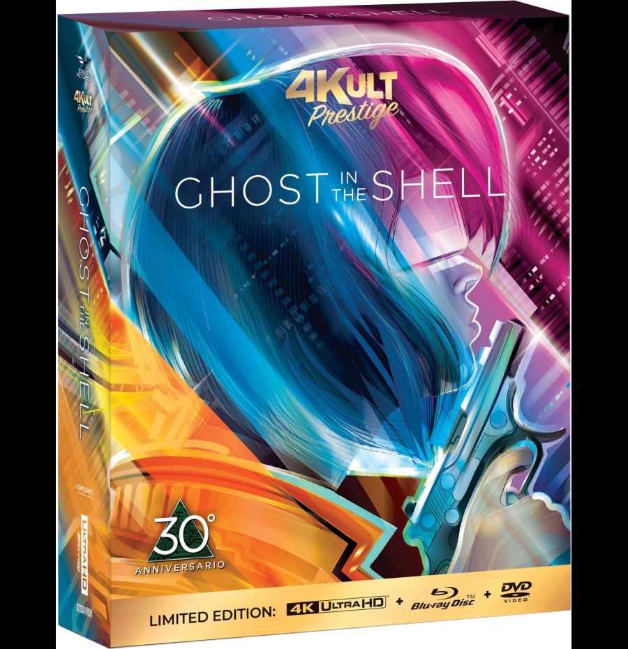 Ghost in the Shell (1995) - 4K Ultra HD + 2 Blu-Ray + 2 DVD